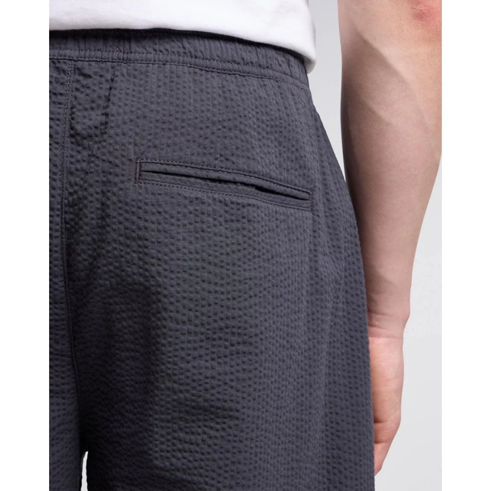 Edison Pant, Swollen Seersucker - Dark Grey (Garment Washed) - Image 8