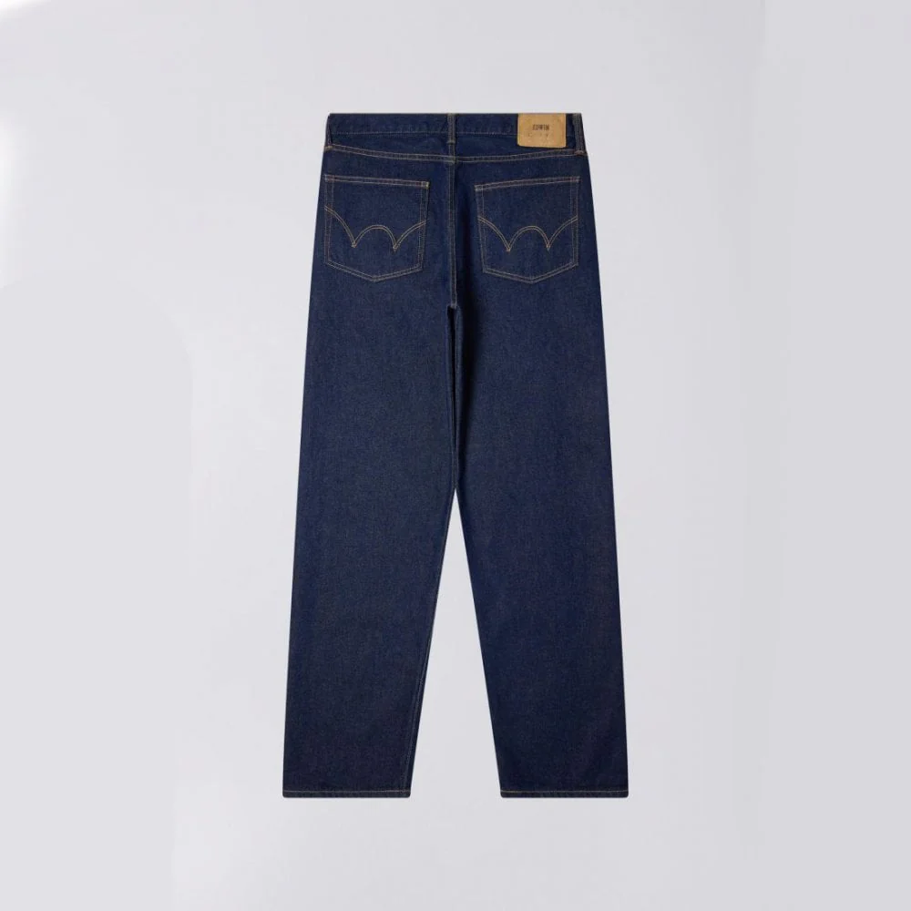 Loose Jeans, 12.5oz Kaihara Openend Denim - Blue Rinsed - Image 3
