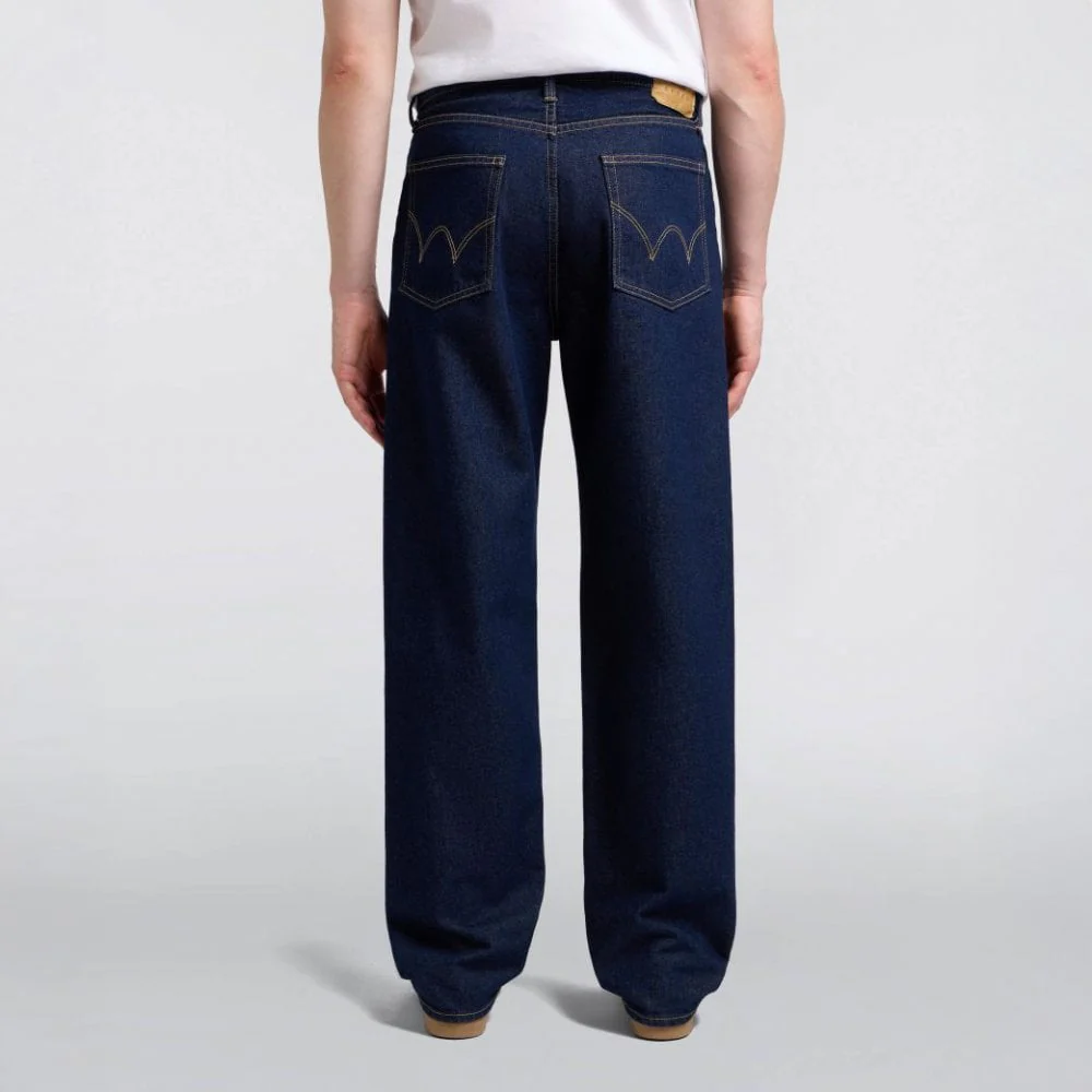Loose Jeans, 12.5oz Kaihara Openend Denim - Blue Rinsed - Image 4