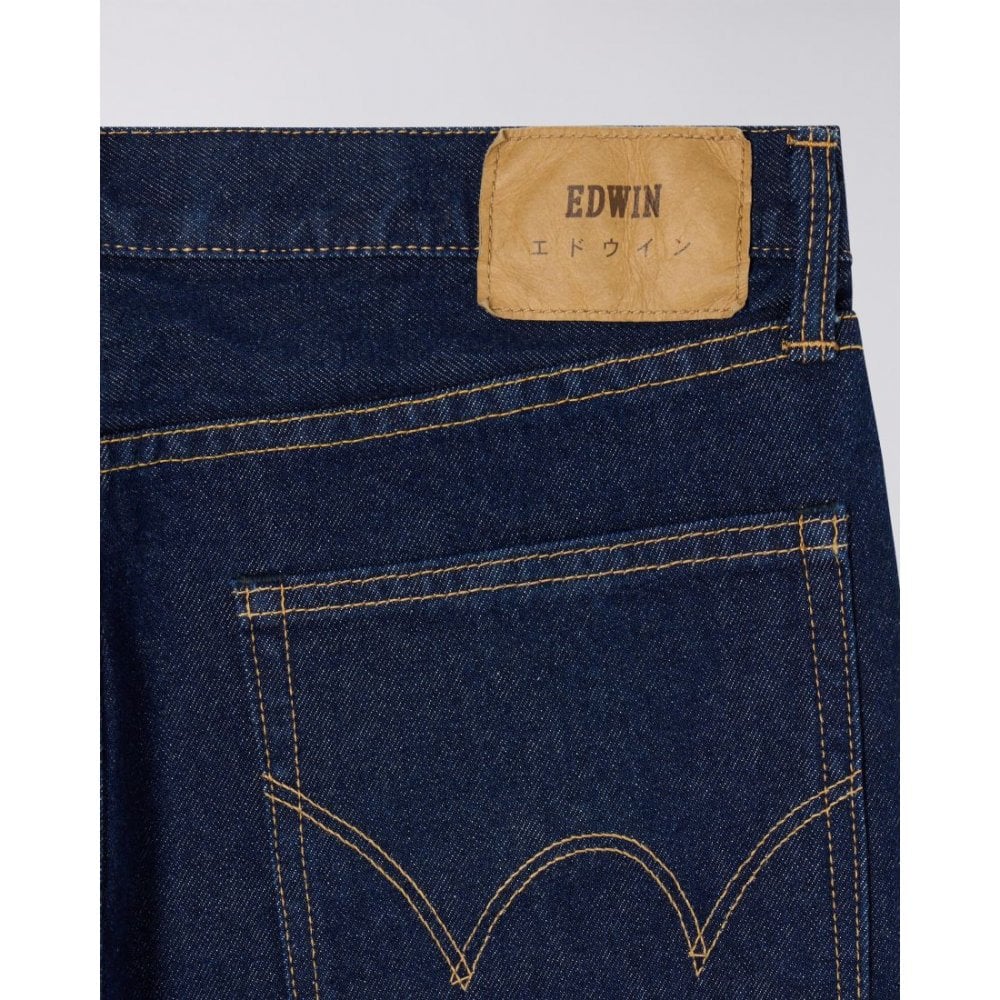 Loose Jeans, 12.5oz Kaihara Openend Denim - Blue Rinsed - Image 8