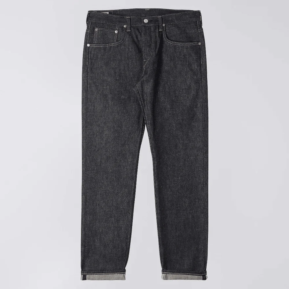 Regular Tapered Jeans, 13.5oz Rainbow Selvage - Blue Unwashed - Image 2