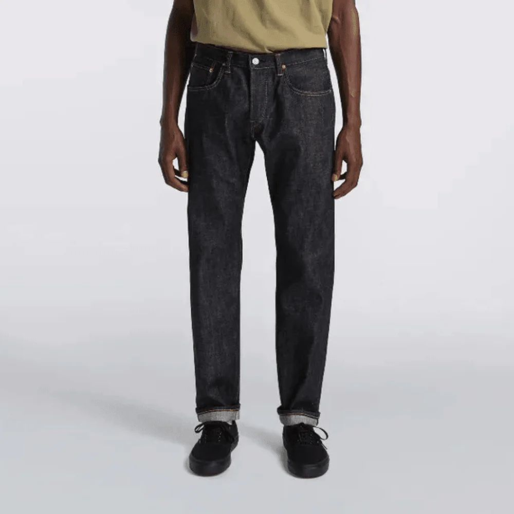 Regular Tapered Jeans, 13.5oz Rainbow Selvage - Blue Unwashed - Image 3