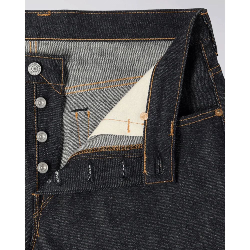 Regular Tapered Jeans, 13.5oz Rainbow Selvage - Blue Unwashed - Image 6