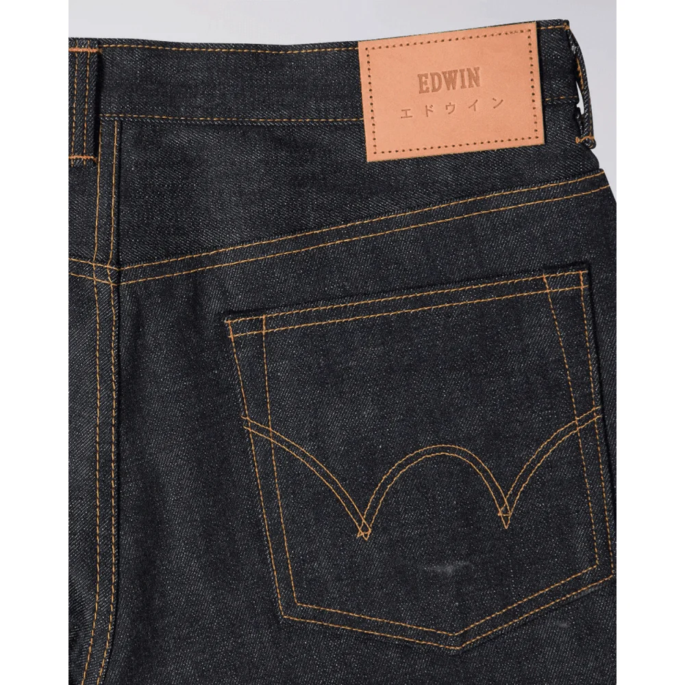 Regular Tapered Jeans, 13.5oz Rainbow Selvage - Blue Unwashed - Image 8