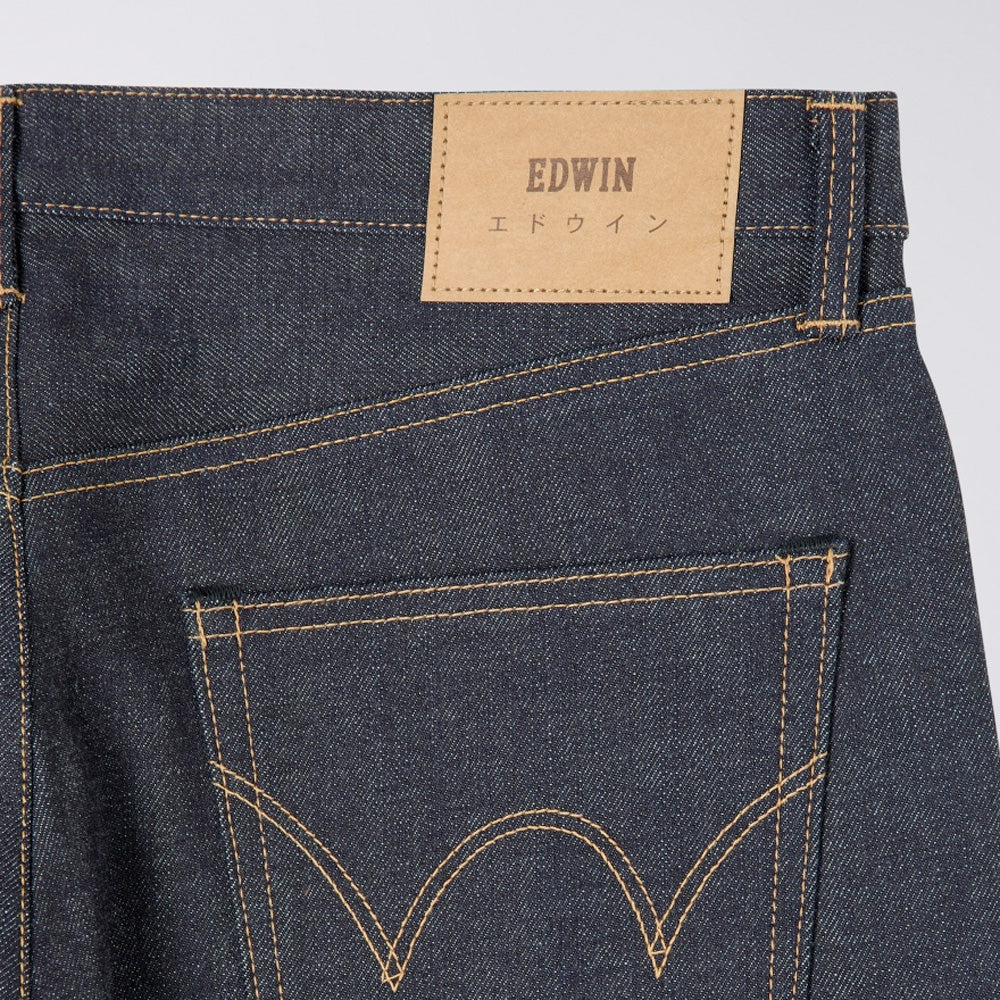 Regular Tapered Jeans, 14oz Kurabo Recycled Red Selvage - Blue Unwashed - Image 4