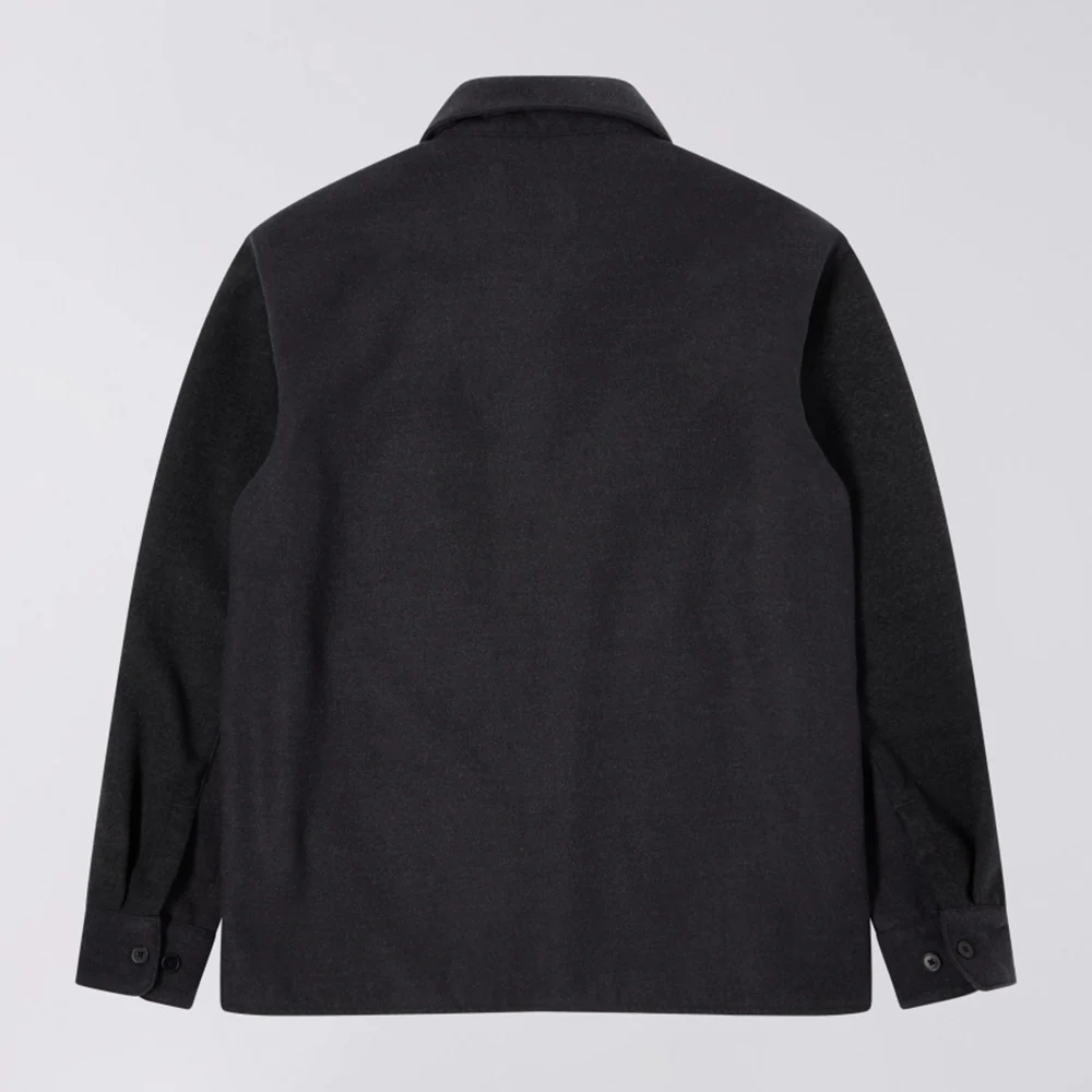 Snug Overshirt LS - Dark Grey Marl - Image 2