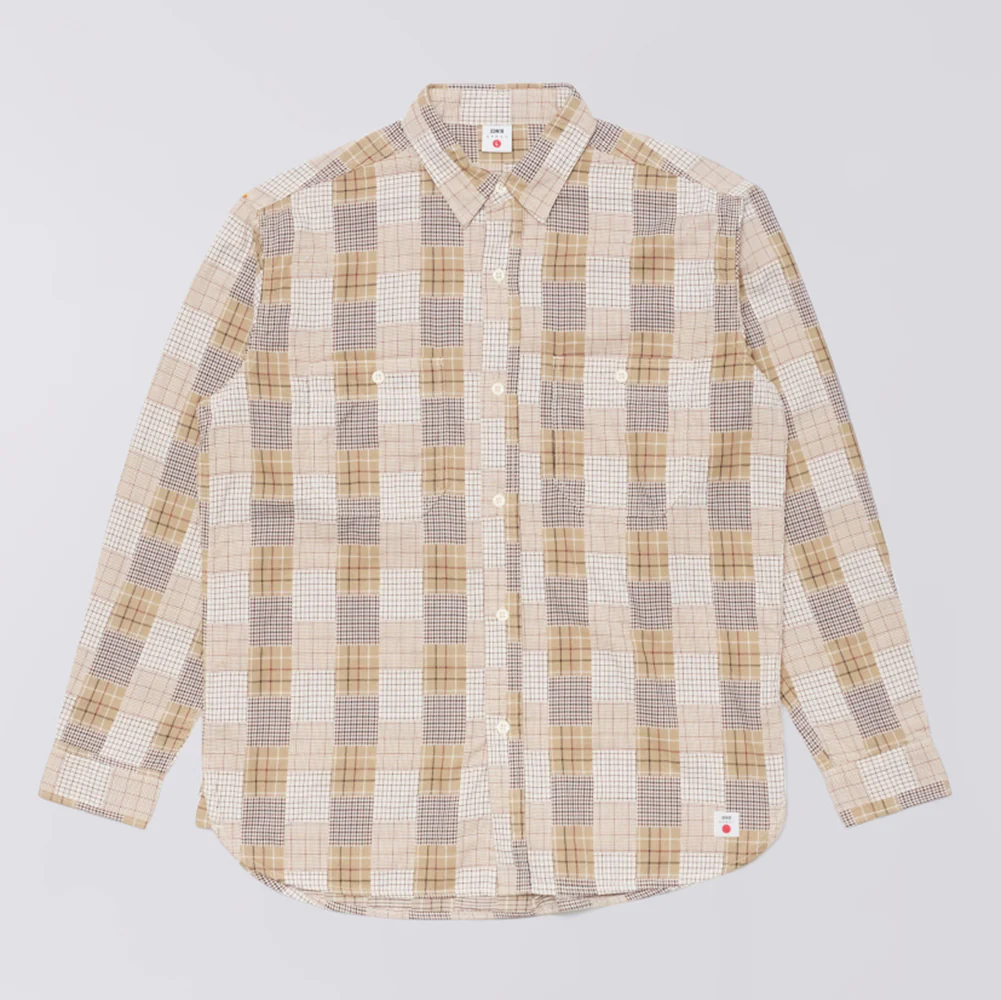 Work Shirt - Beige / Brown