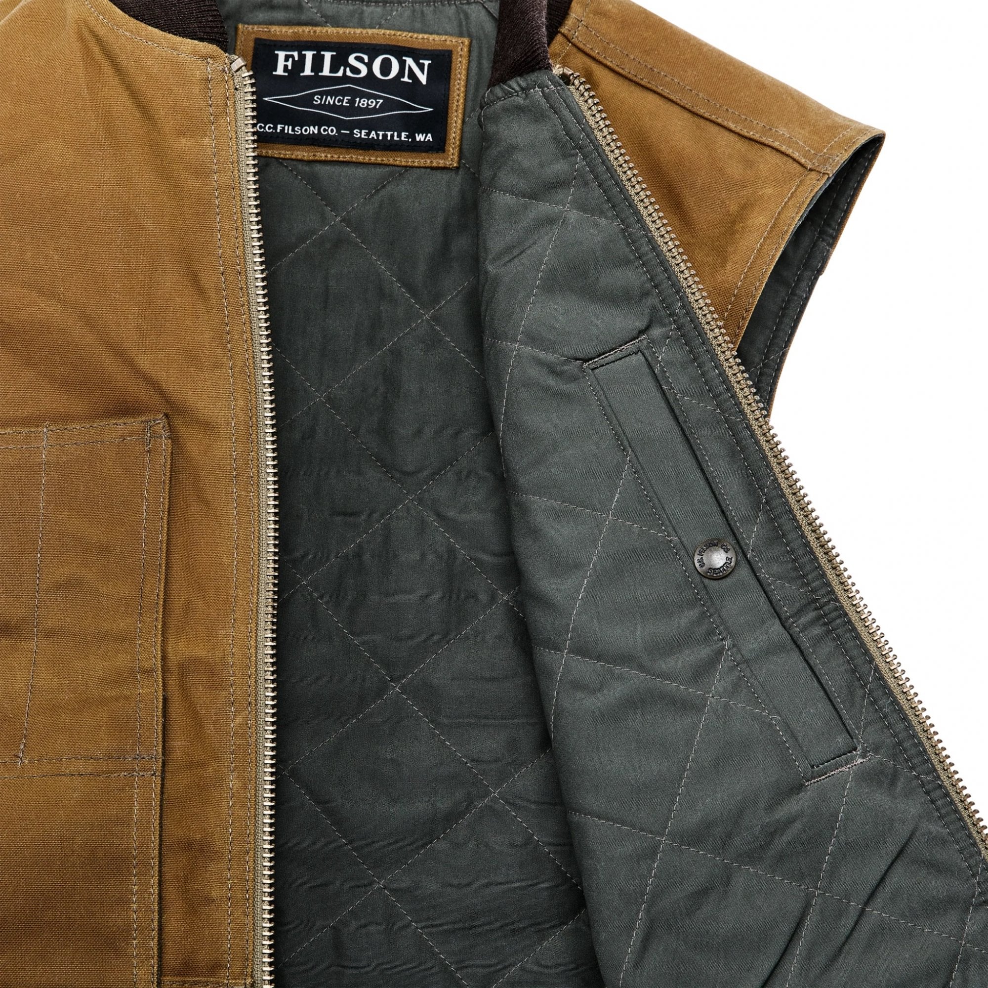 Tin Cloth Insulated Work Vest - Image 5
