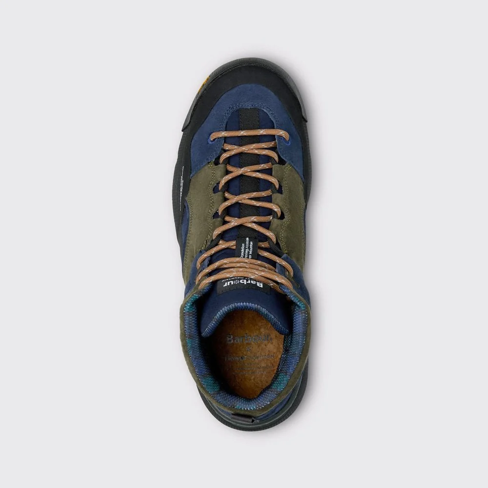 Barbour X Flower Mountain Back Country Uni Mid - Navy / Olive - Image 2