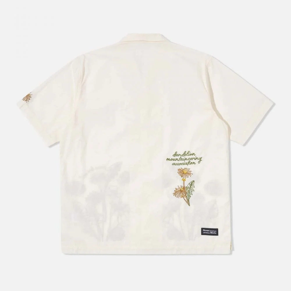 Universal Works X Flower Mountain Minari Shirt - Ecru - Image 2
