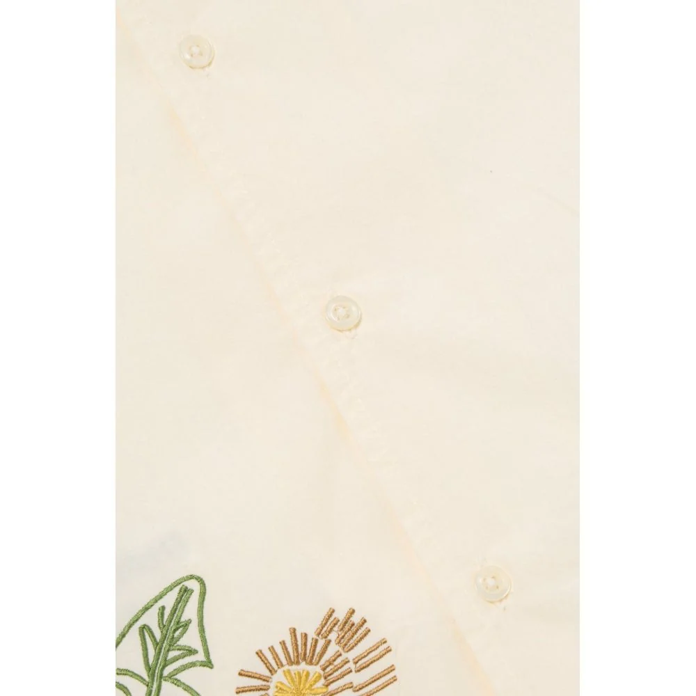 Universal Works X Flower Mountain Minari Shirt - Ecru - Image 4