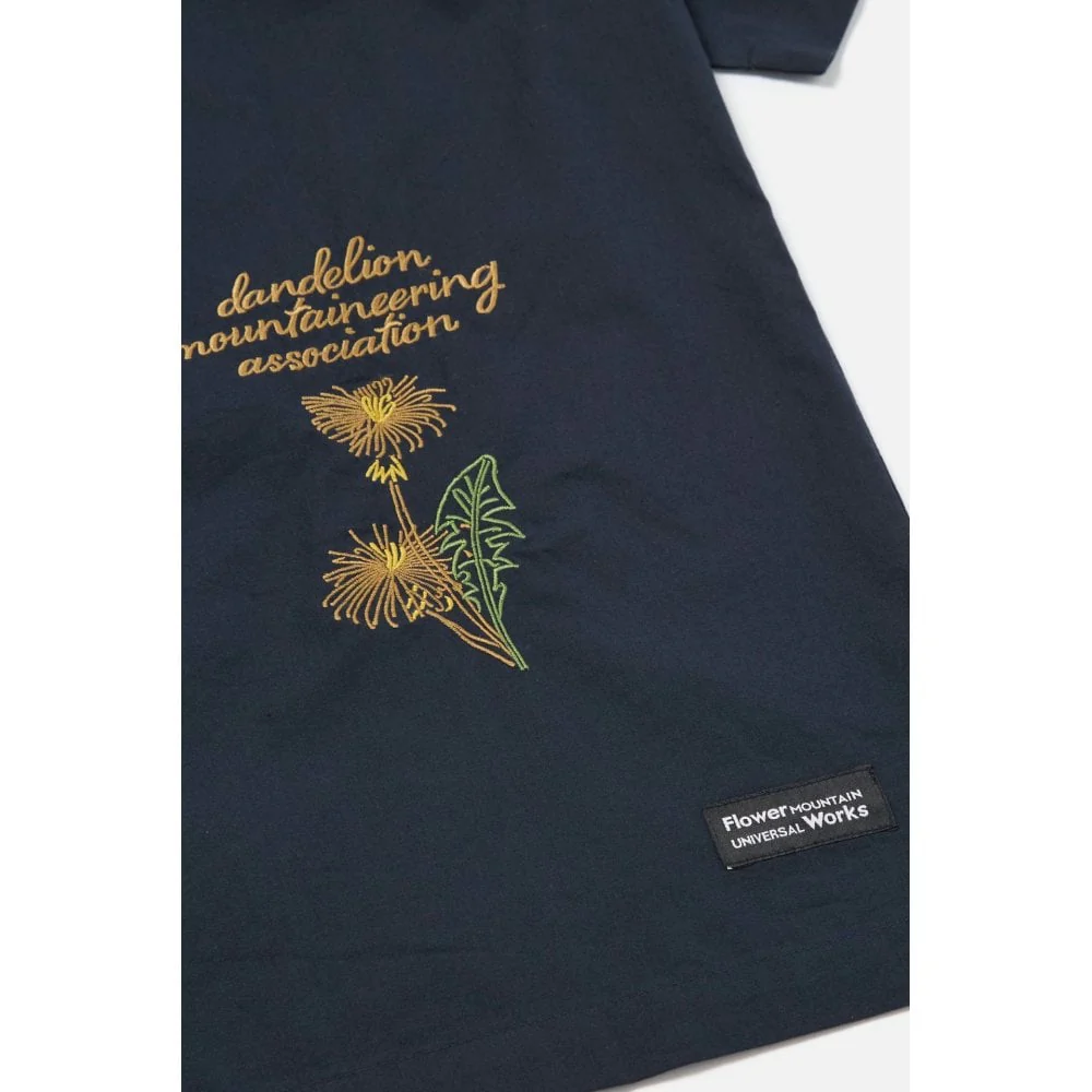 Universal Works X Flower Mountain Minari Shirt - Navy - Image 5