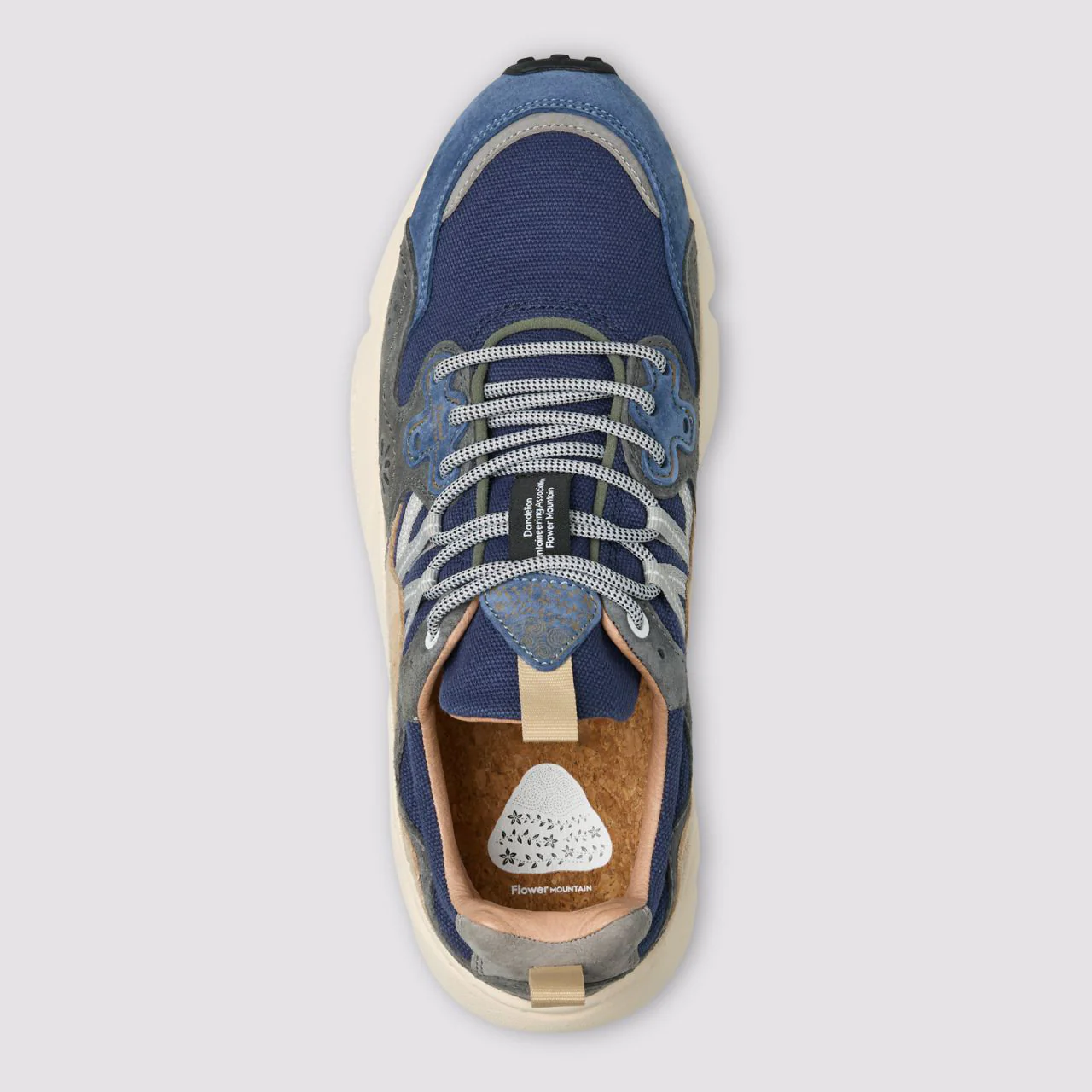 Yamano 3 Man, Suede / Canvas - Navy / Anthracite - Image 5