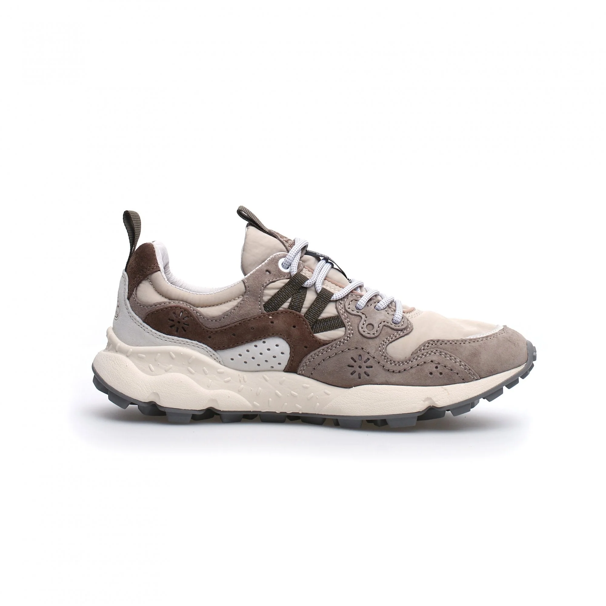 Yamano 3 Man, Suede / Nylon - Off White / Beige - Image 3