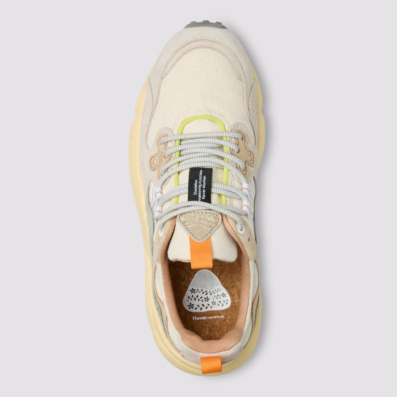 Yamano 3 Uni, Suede / Canvas - Off White / Sage - Image 4
