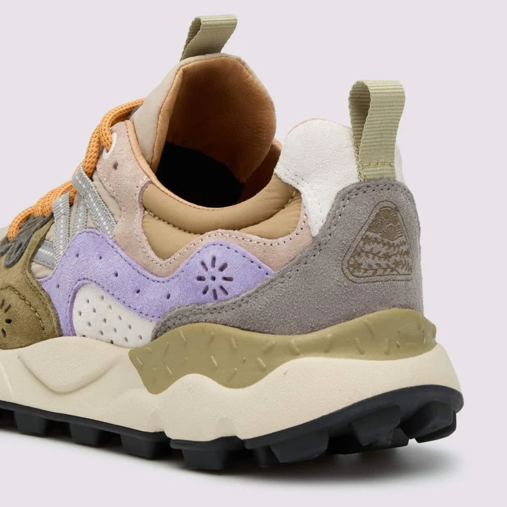 Yamano 3 Uni, Suede / Nylon - Military / Taupe / Violet - Image 3