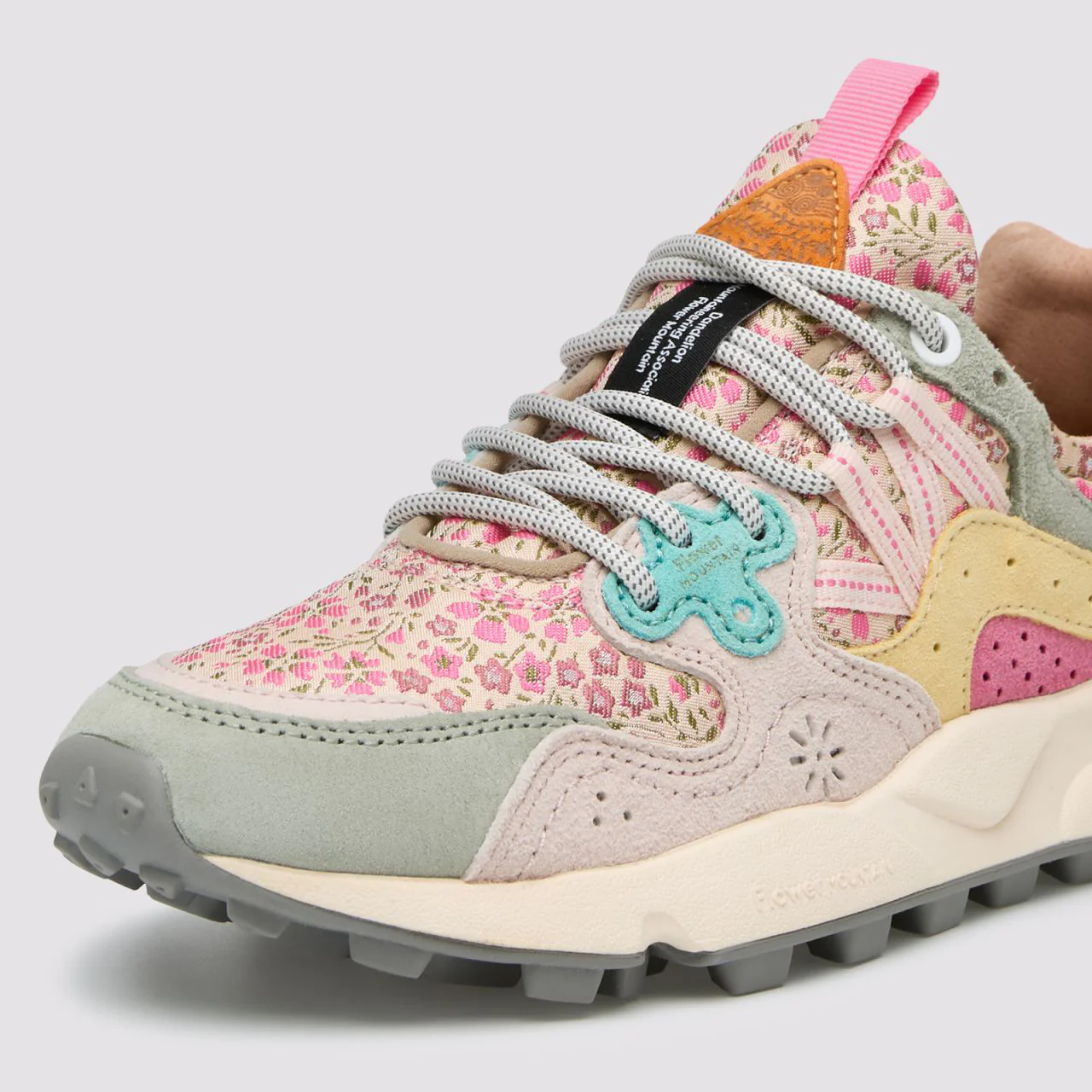 Yamano 3 Woman Suede / Nylon - Leo / Sage / Pink / Yellow - Image 3