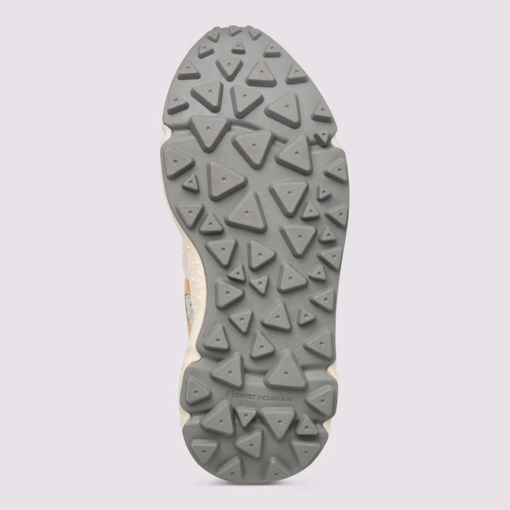 Yamano 3 Woman Suede/Print - Grey Milk-Spring Flowers - Image 5