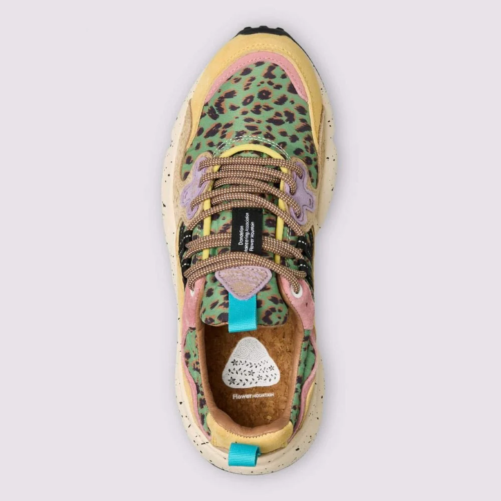 Yamano 3 Woman Suede/Print - Leo Beige-Sand - Image 5