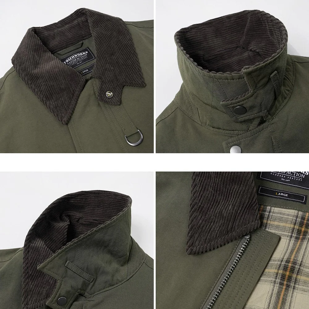 Heritage Hunting Jacket 002 Olive - Image 4