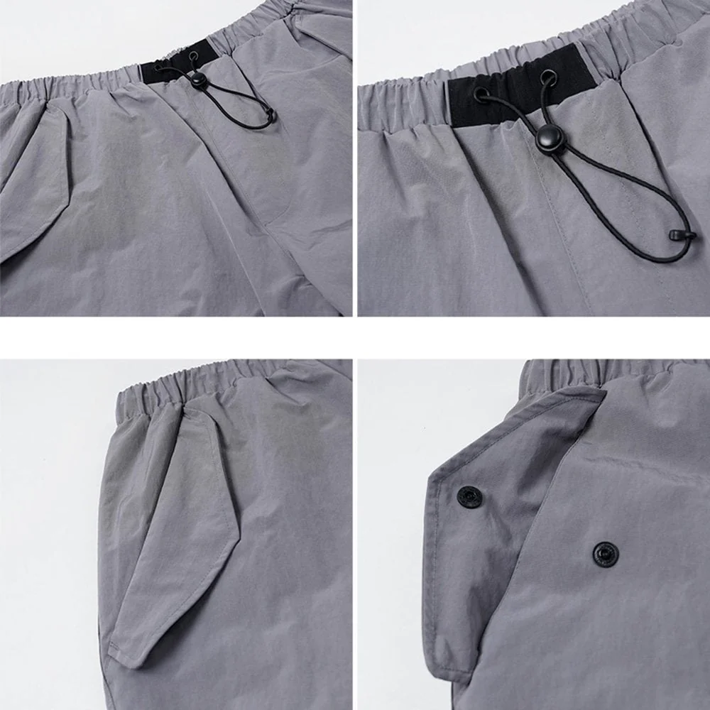 IPFU Parachute Track Pants - Graphite - Image 3