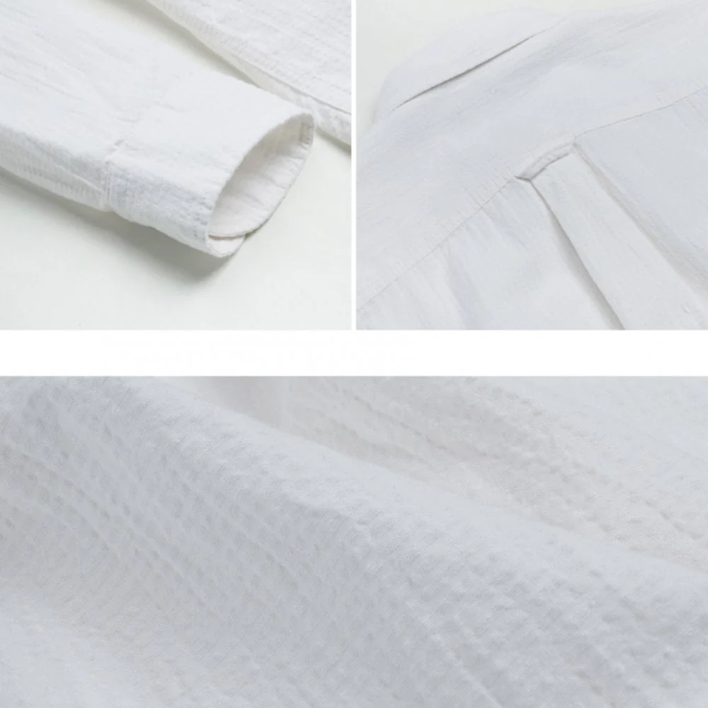 OG Dobby Weave Seersucker Shirt - White - Image 3