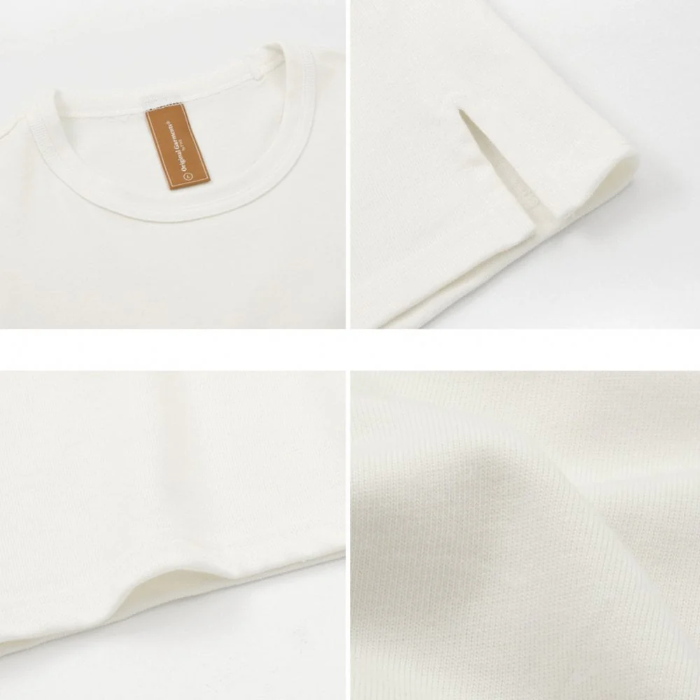 OG Double Rib Oversized Tee - White - Image 3