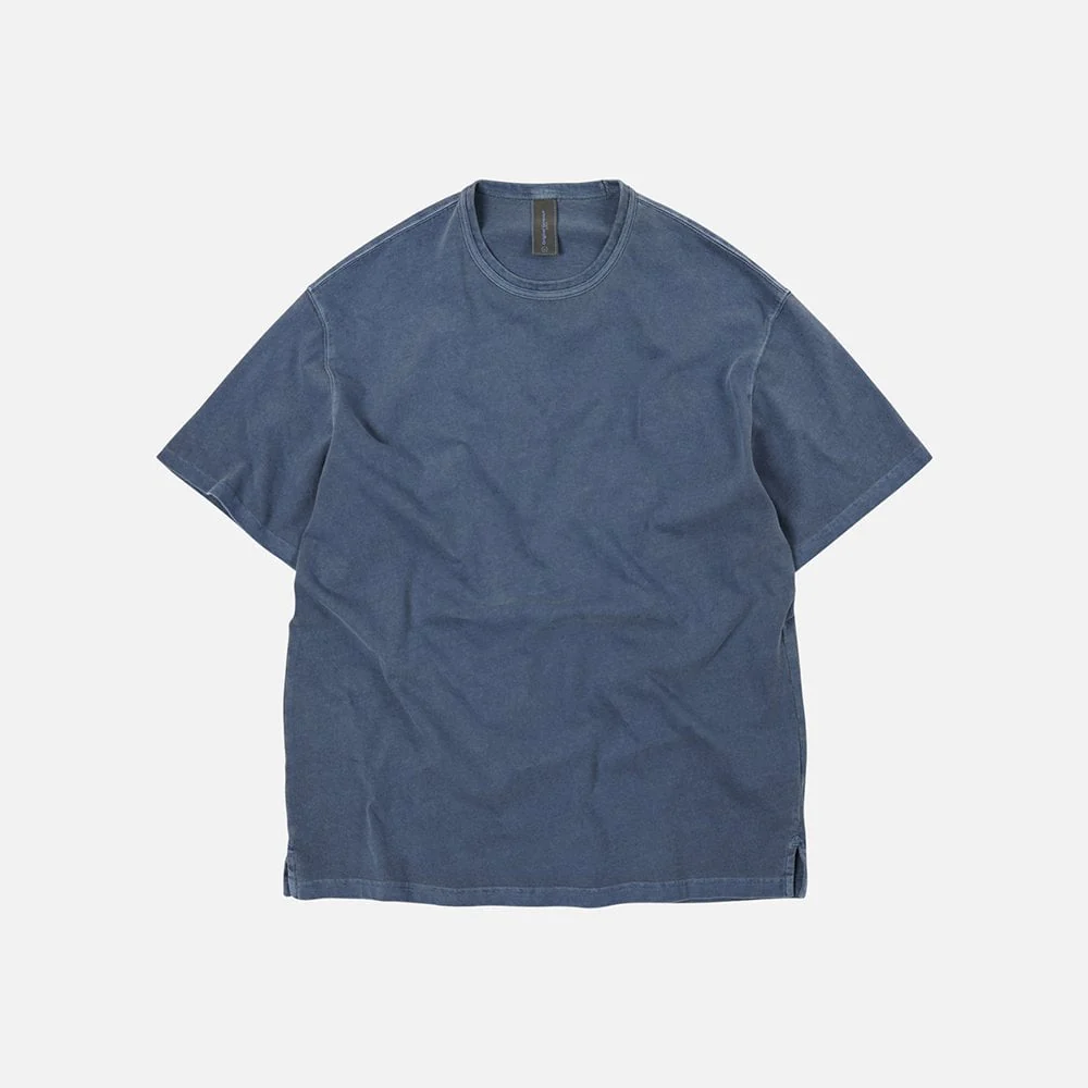 OG Pigment Dyeing Half Tee Blue