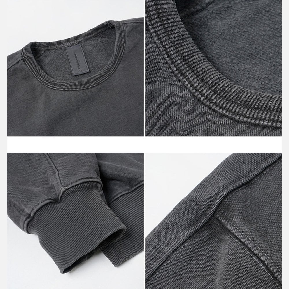 OG Pigment Dyeing Sweatshirt 03 - Charcoal - Image 3