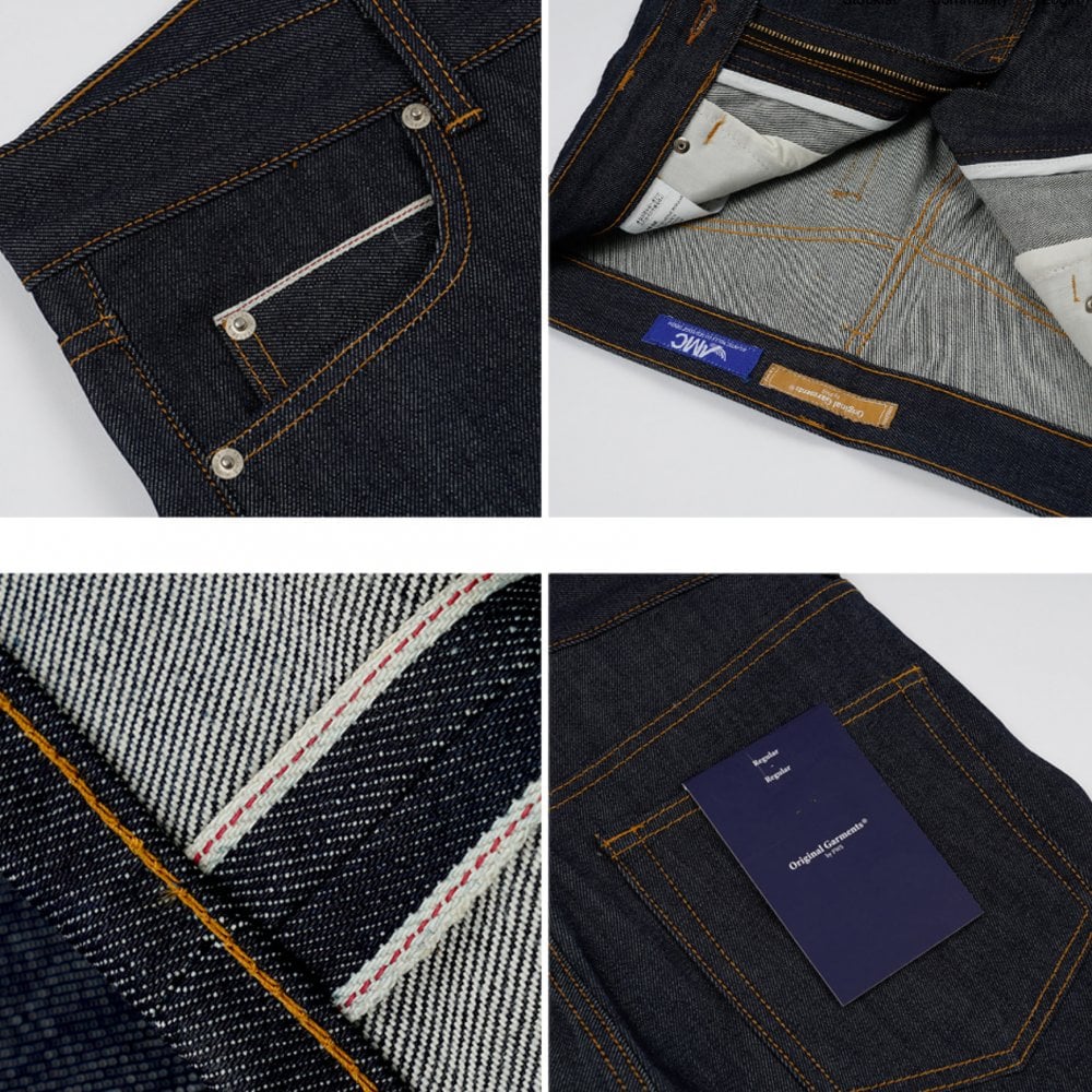 OG Selvedge Regular Denim Pants - Indigo Rigid - Image 4