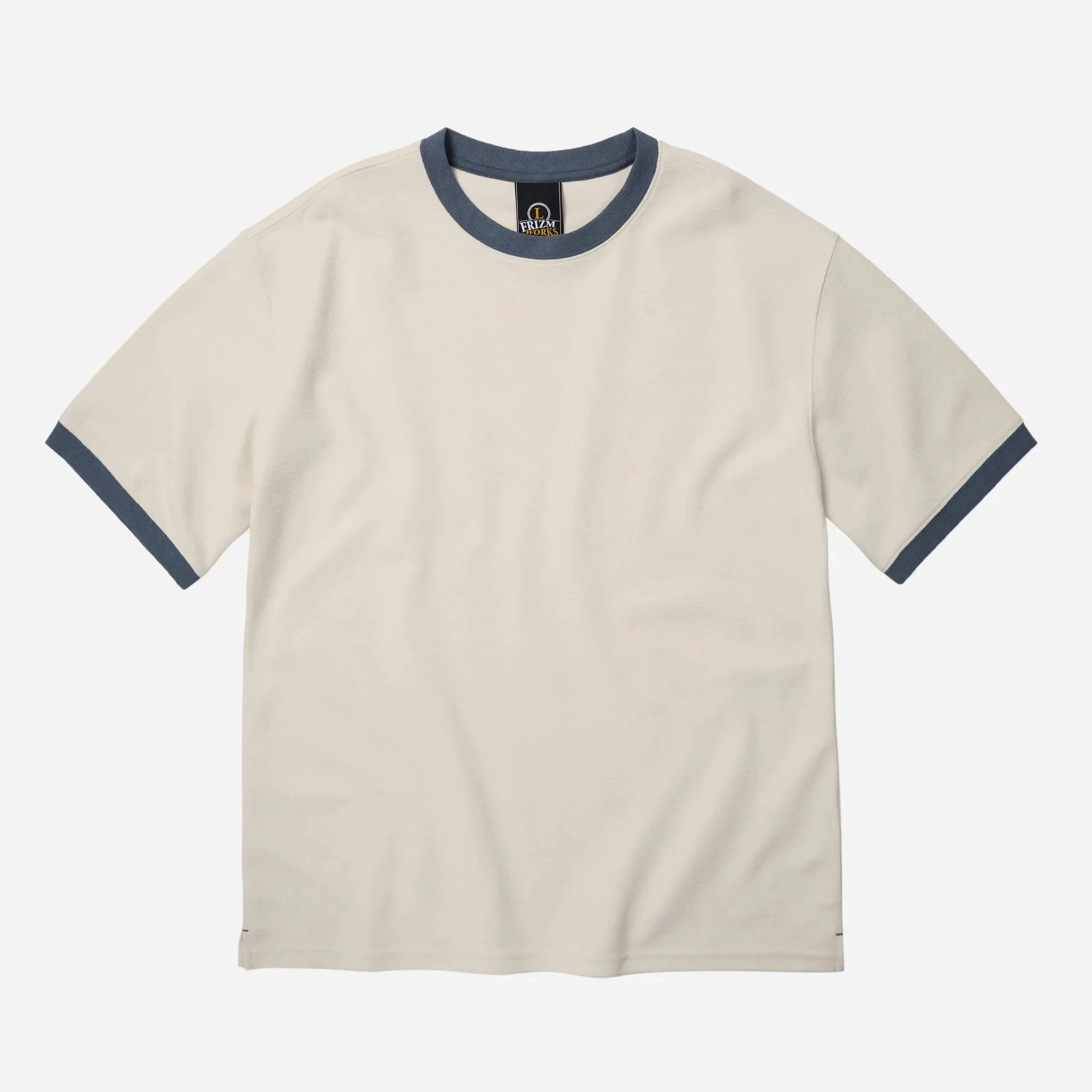 Terry Ringer Half Tee - Cream