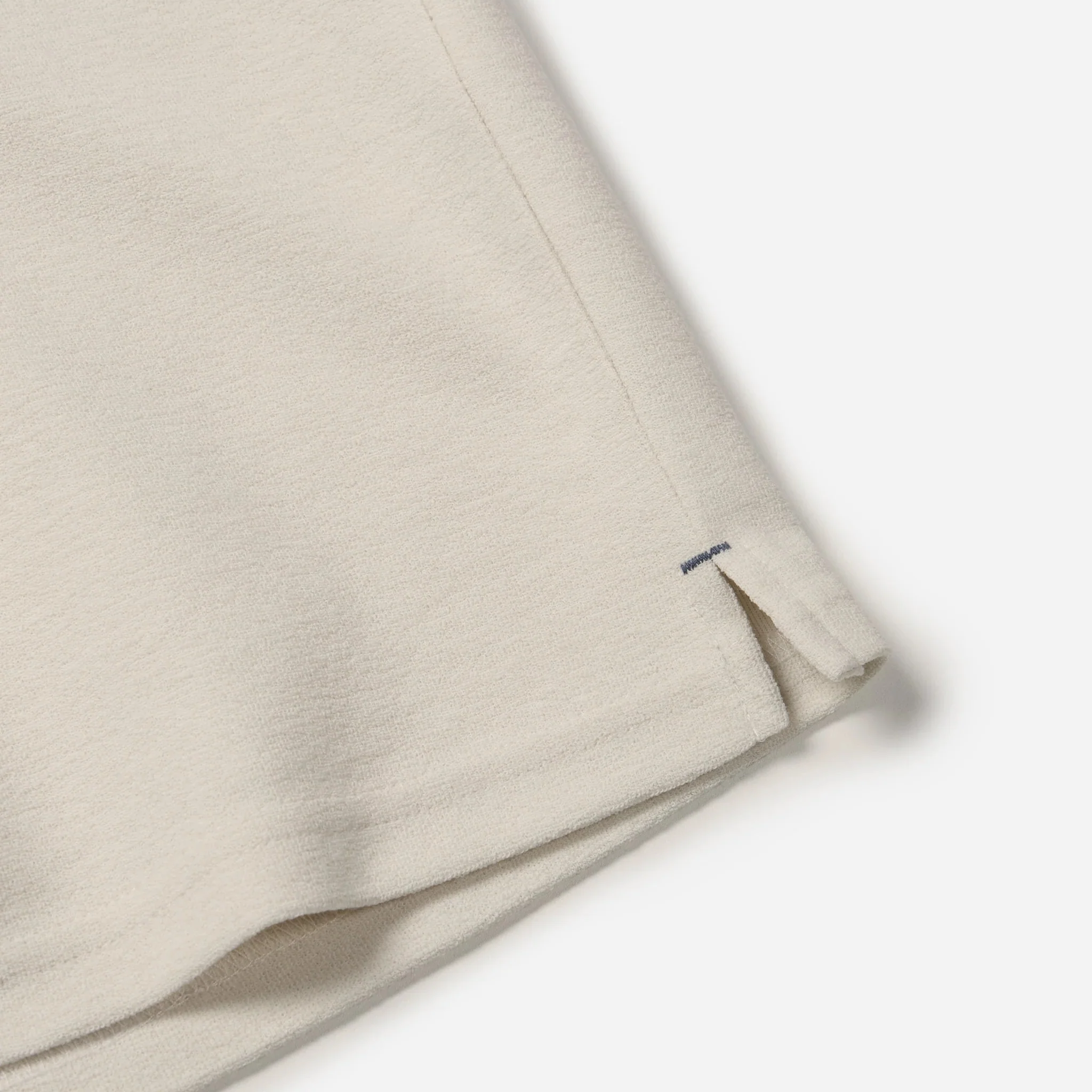 Terry Ringer Half Tee - Cream - Image 5