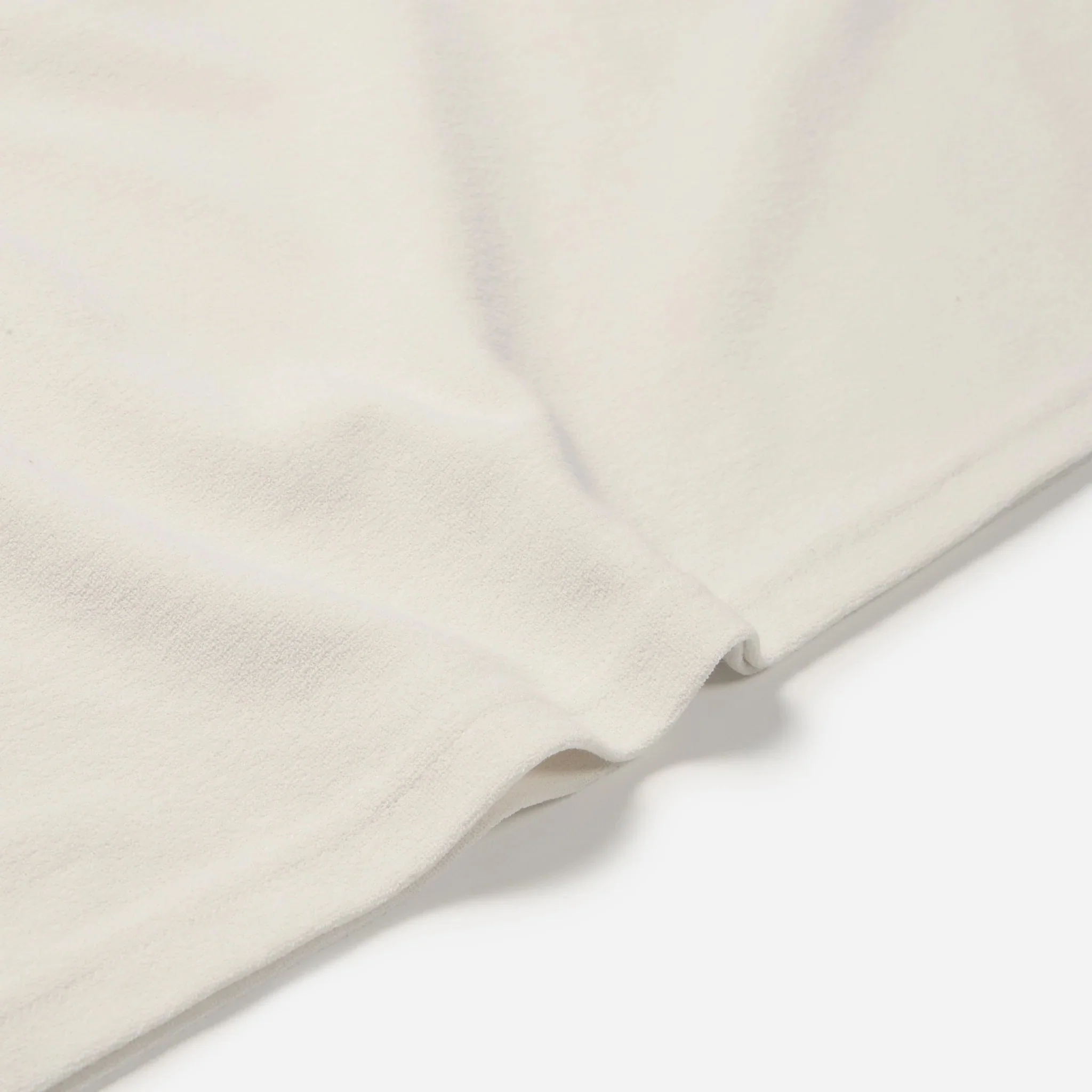 Terry Ringer Half Tee - Cream - Image 7
