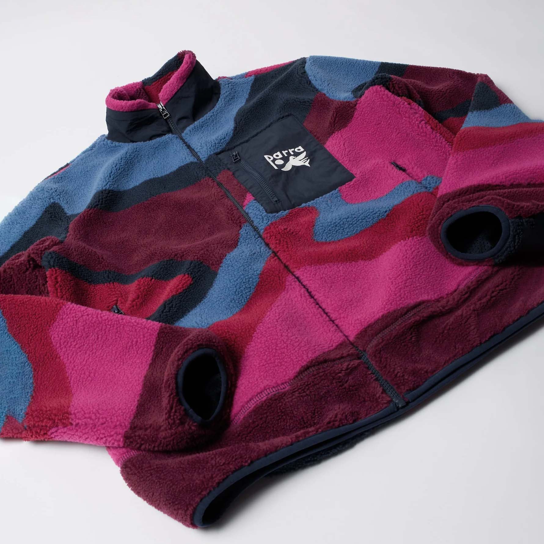 Full FTP Booster Polar Fleece Jacket - Red - Image 2