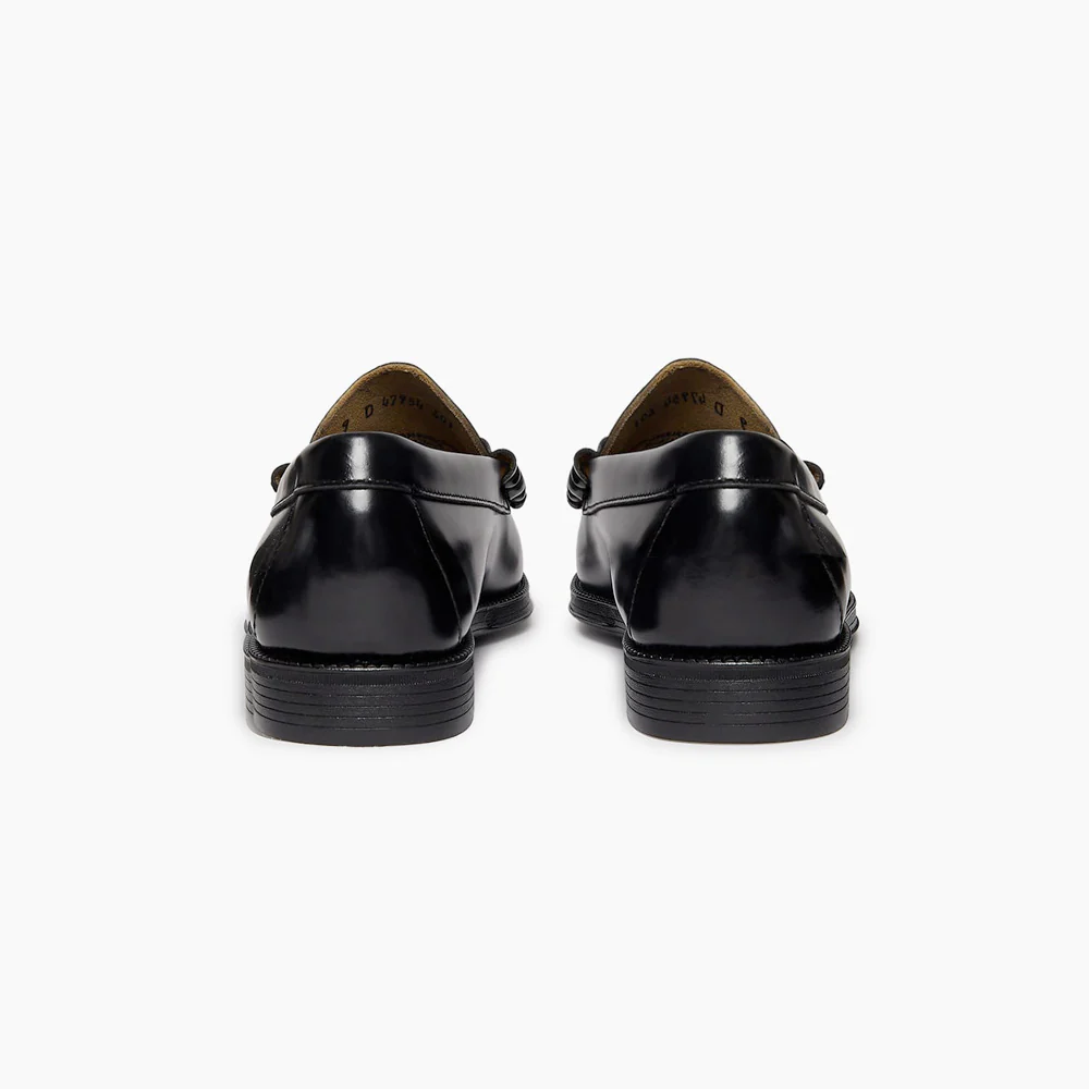 G.H. Bass X POP Trading Company Easy Weejun Lincoln - Black Leather - Image 3