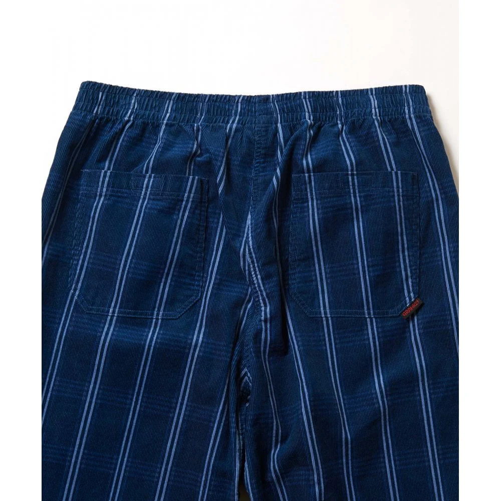 Corduroy Swell Pant - Navy Check - Image 5