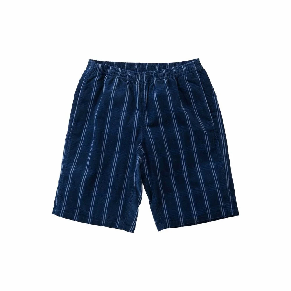 Corduroy Swell Short - Navy Check - Image 8