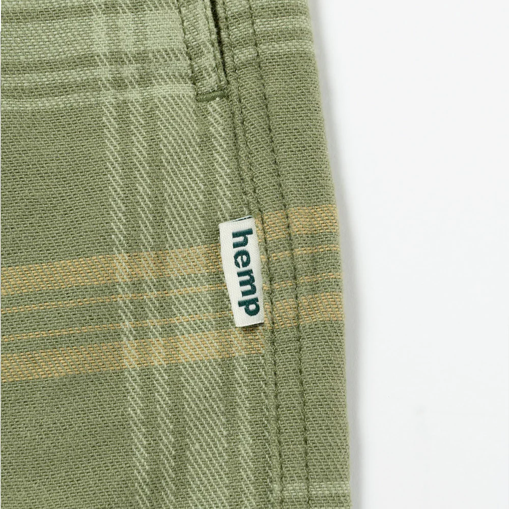 Hemp G-Short - Plaid - Image 5
