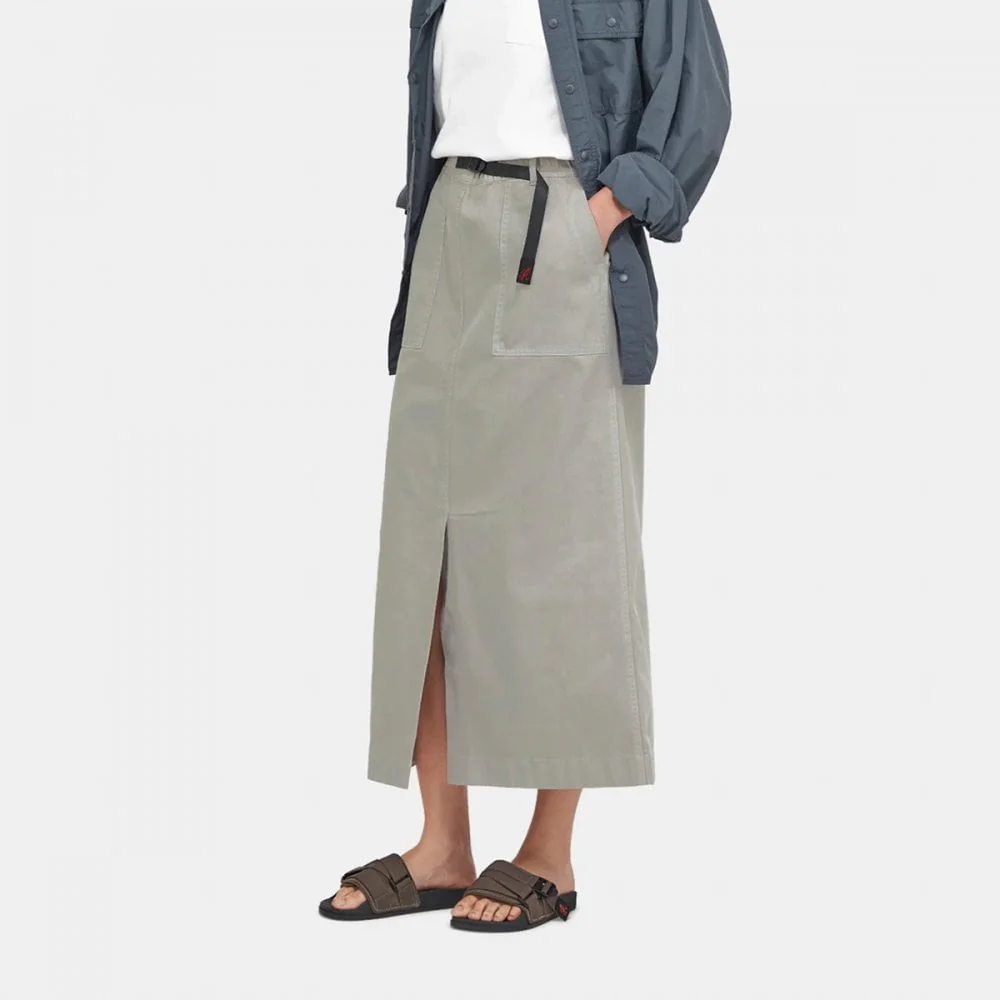 Long Baker Skirt - Stone - Image 4