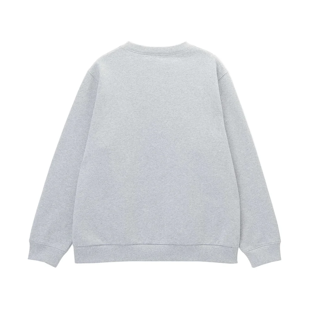 One Point Crew Sweatshirt - Heather Grey - Image 2