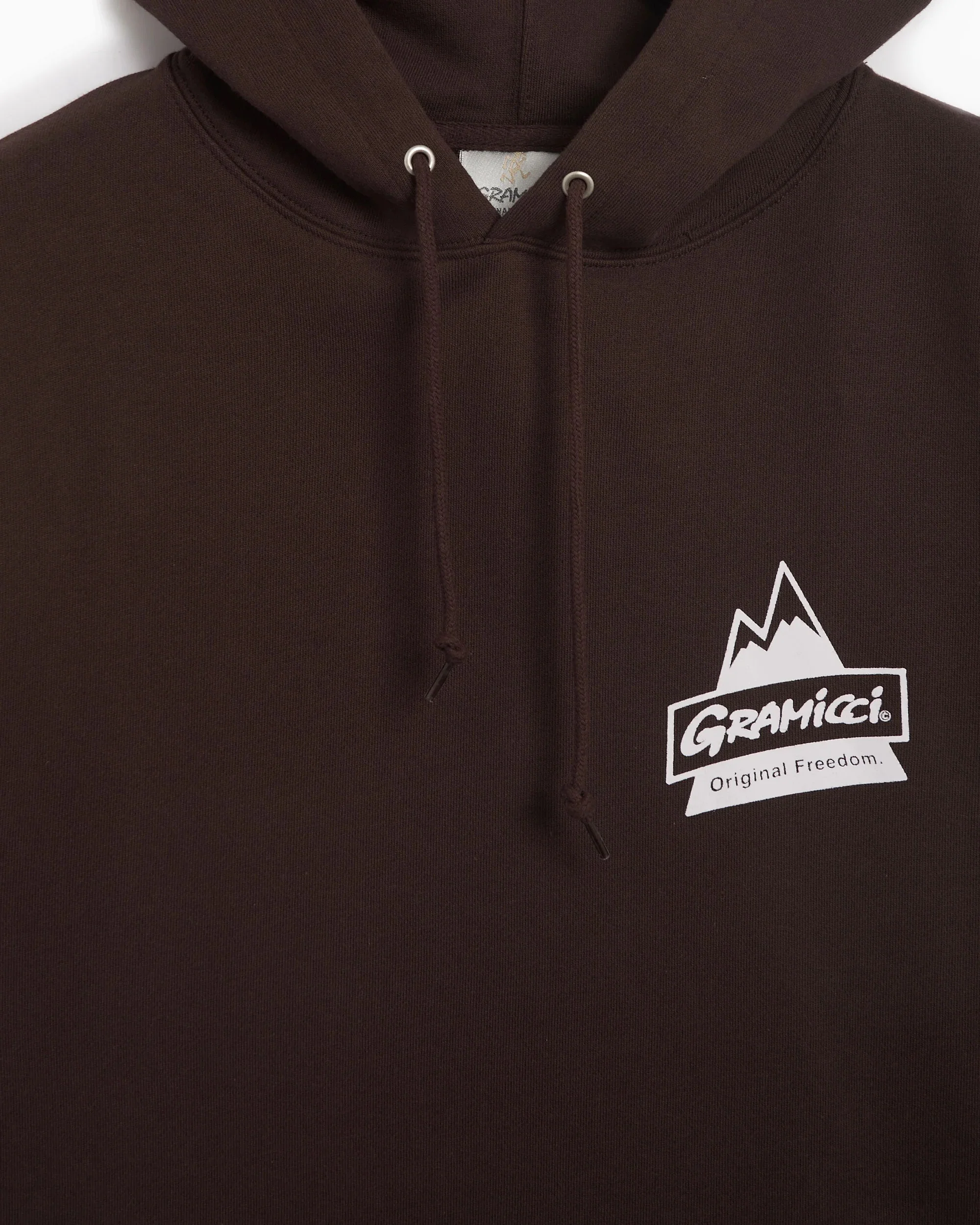 Peak Hooded Sweatshirt - Deep Brown - Image 3