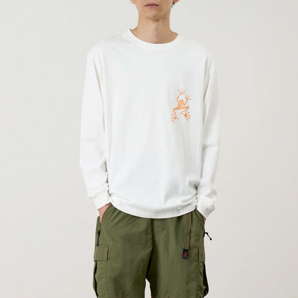 Sticky Hands L/S Tee - White - Image 2