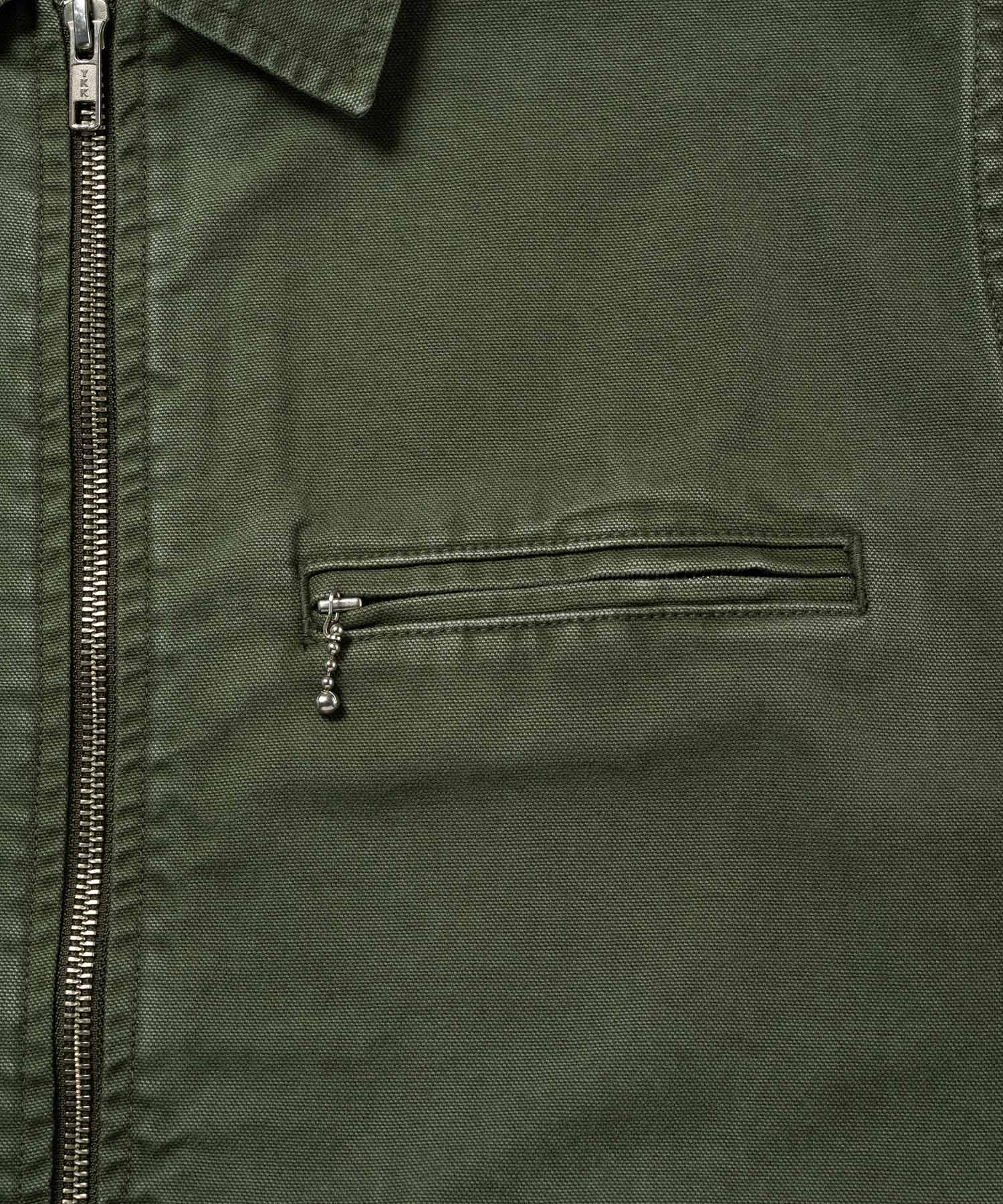 Taos Canvas Jacket - Moss - Image 7