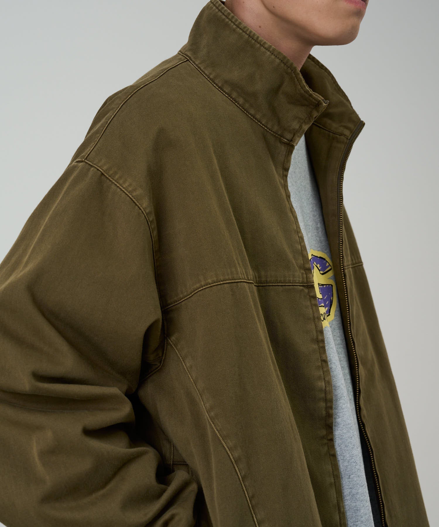Twill-Around Jacket - Bark Pigment - Image 6