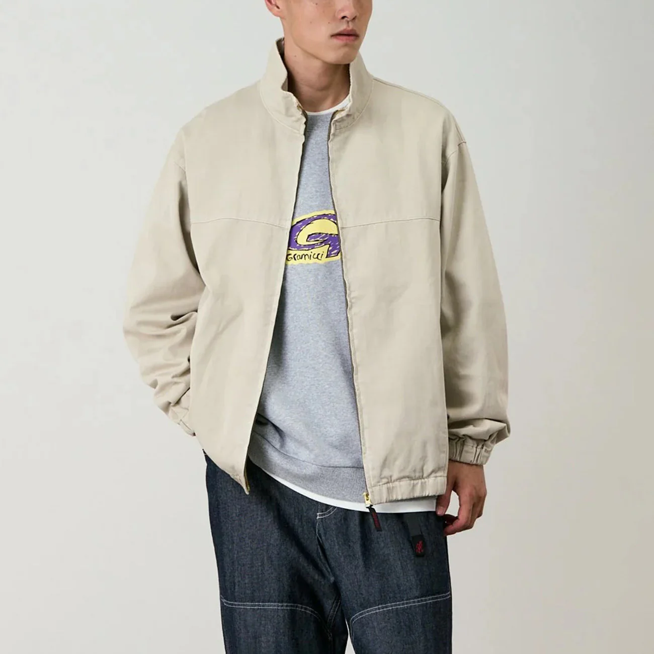 Twill-Around Jacket - Sand Pigment - Image 2