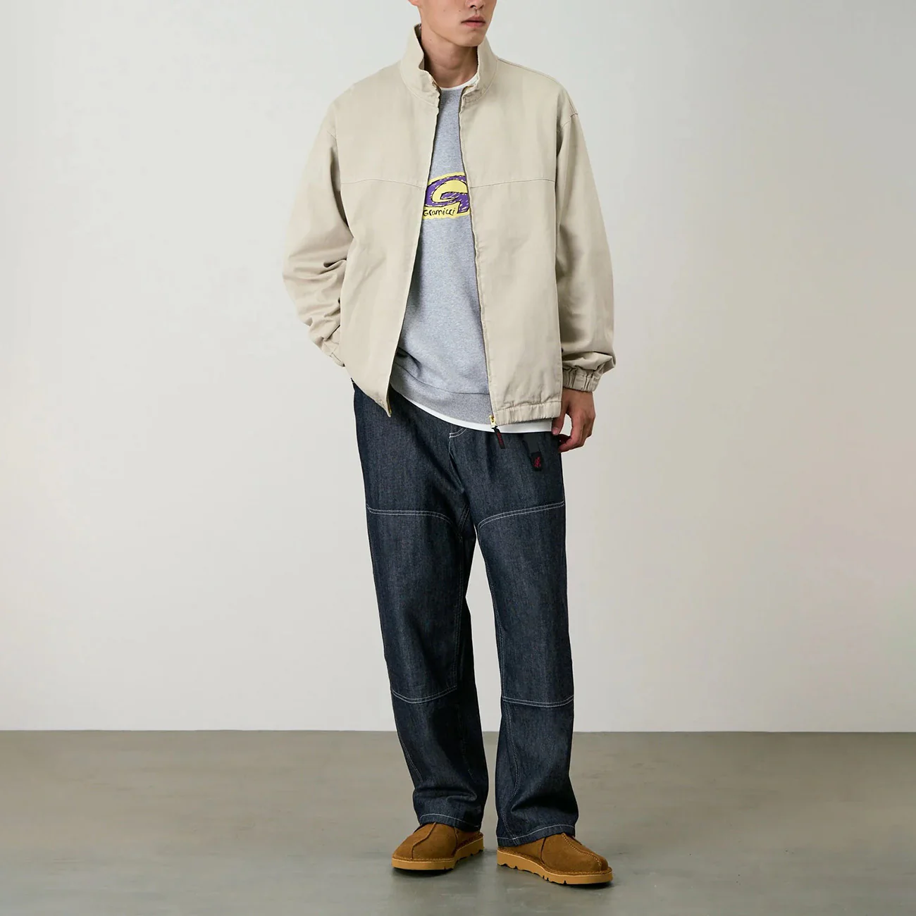 Twill-Around Jacket - Sand Pigment - Image 4