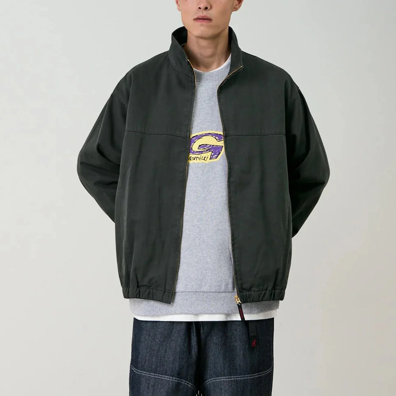 Twill-Around Jacket - Smokey Grey - Image 2