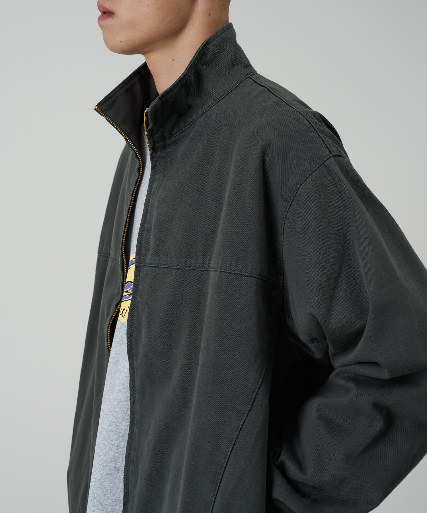 Twill-Around Jacket - Smokey Grey - Image 3