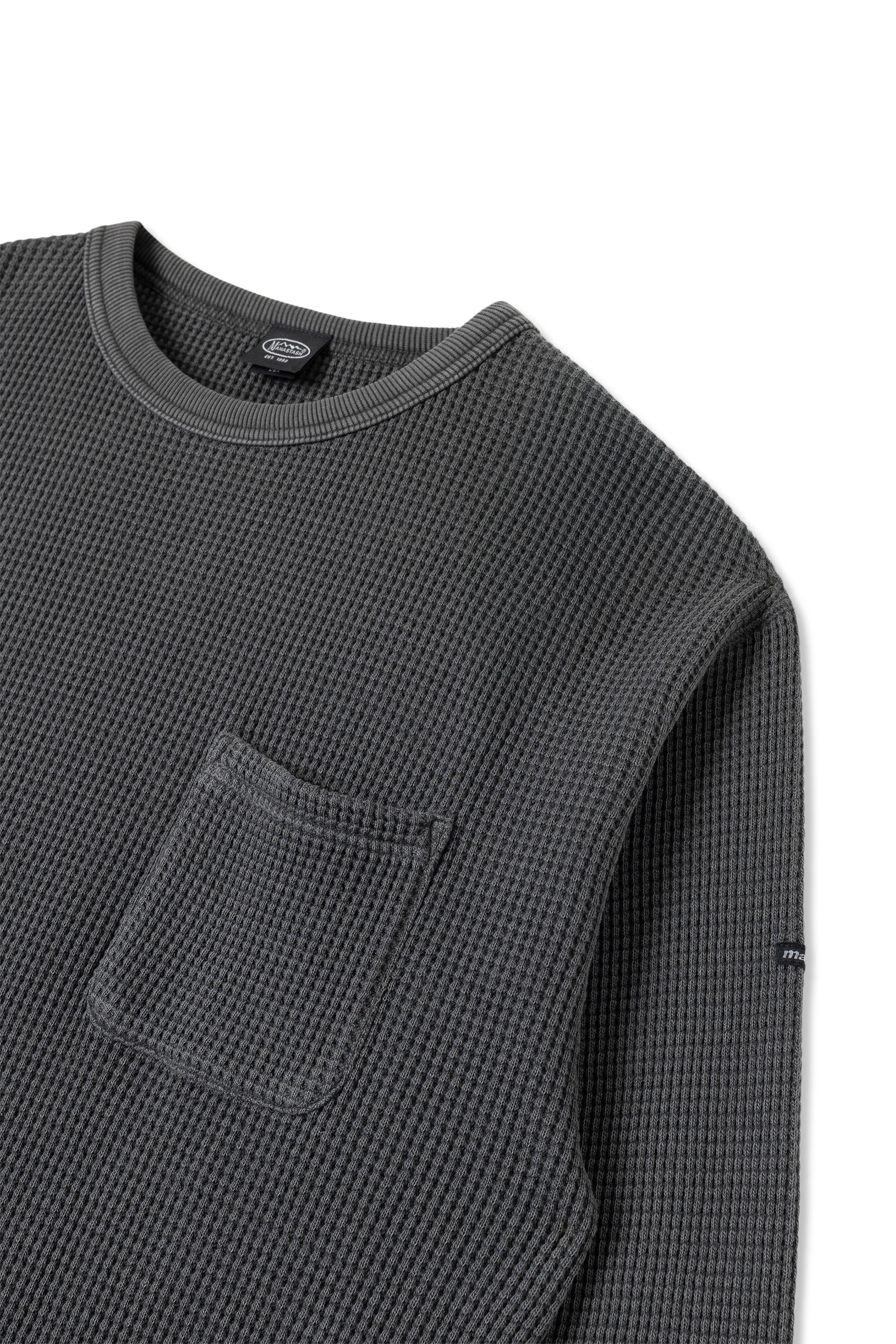 Heavy Snug Thermal L/S Tee - Black - Image 4
