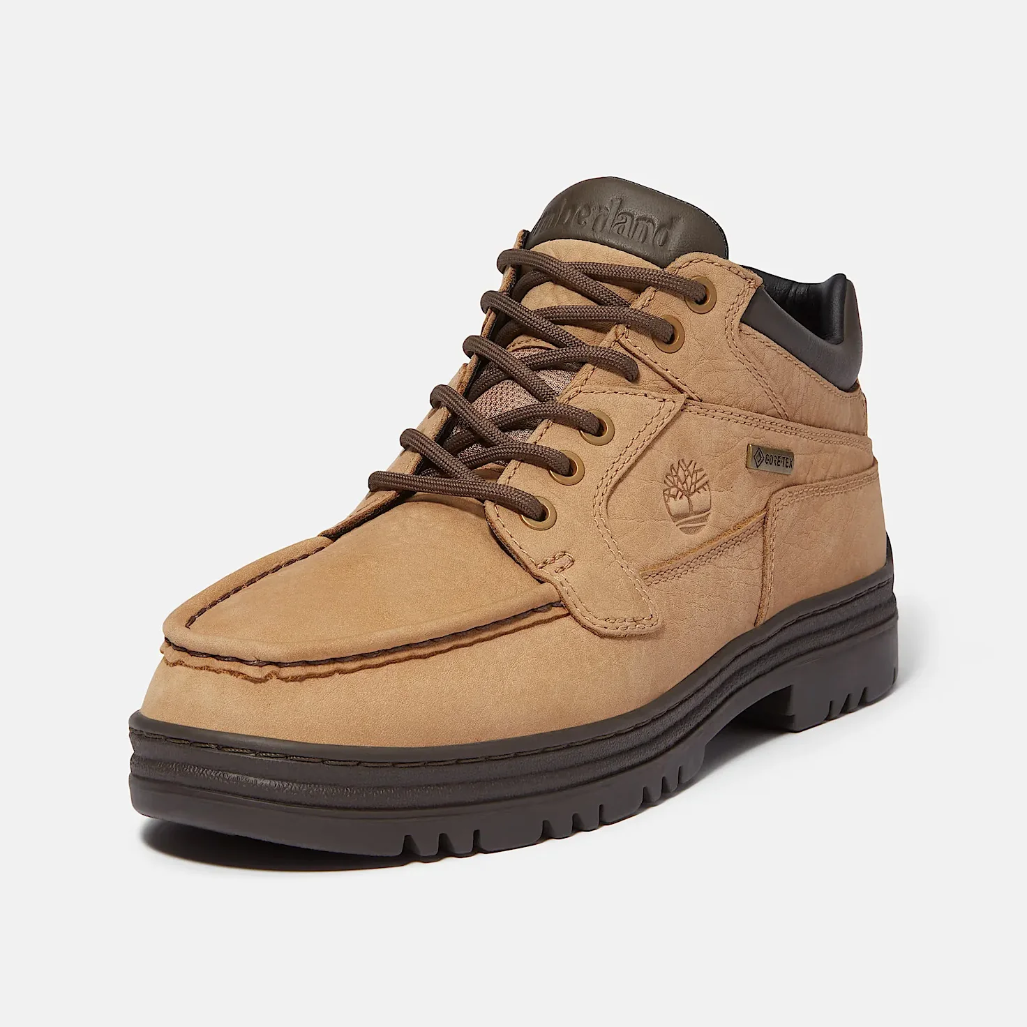 Heritage Mid-Lace GORE-TEX® Boot - Beige Nubuck / Dark Brown - Image 5